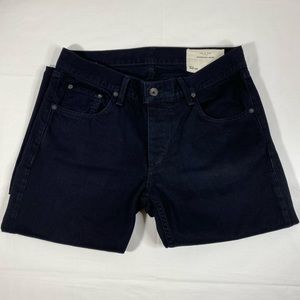 Rag & Bone Men’s Black Standard Issue Fit 2 Slim Leg Jean-$25